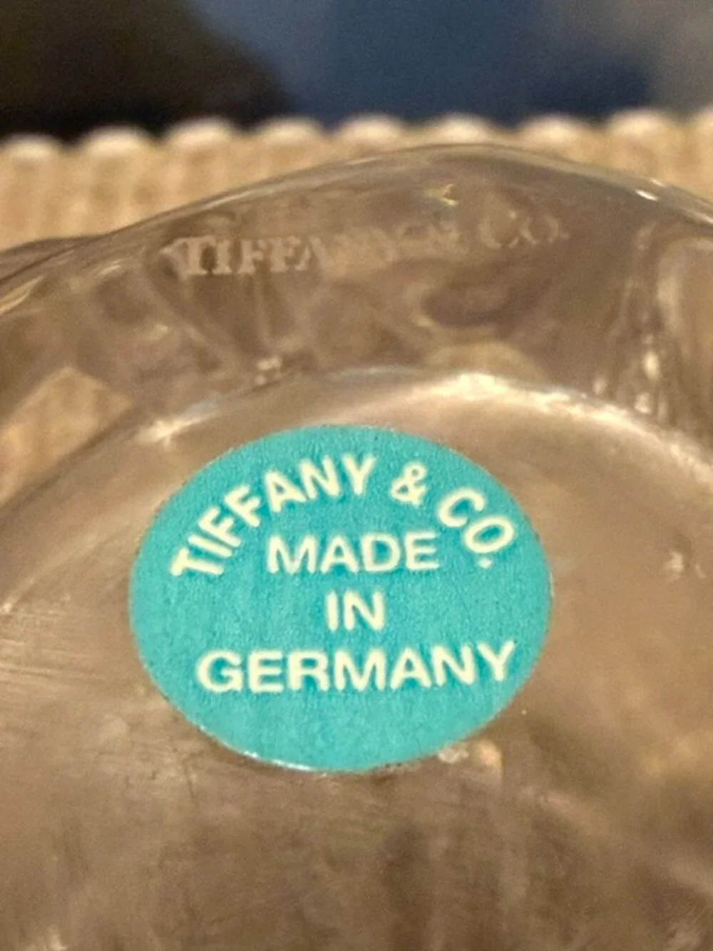 Tiffany 'Rock Cut' Candle Holder